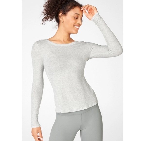 Fabletics Jess Ribbed Modal Long Sleeve - Picture 1 of 10